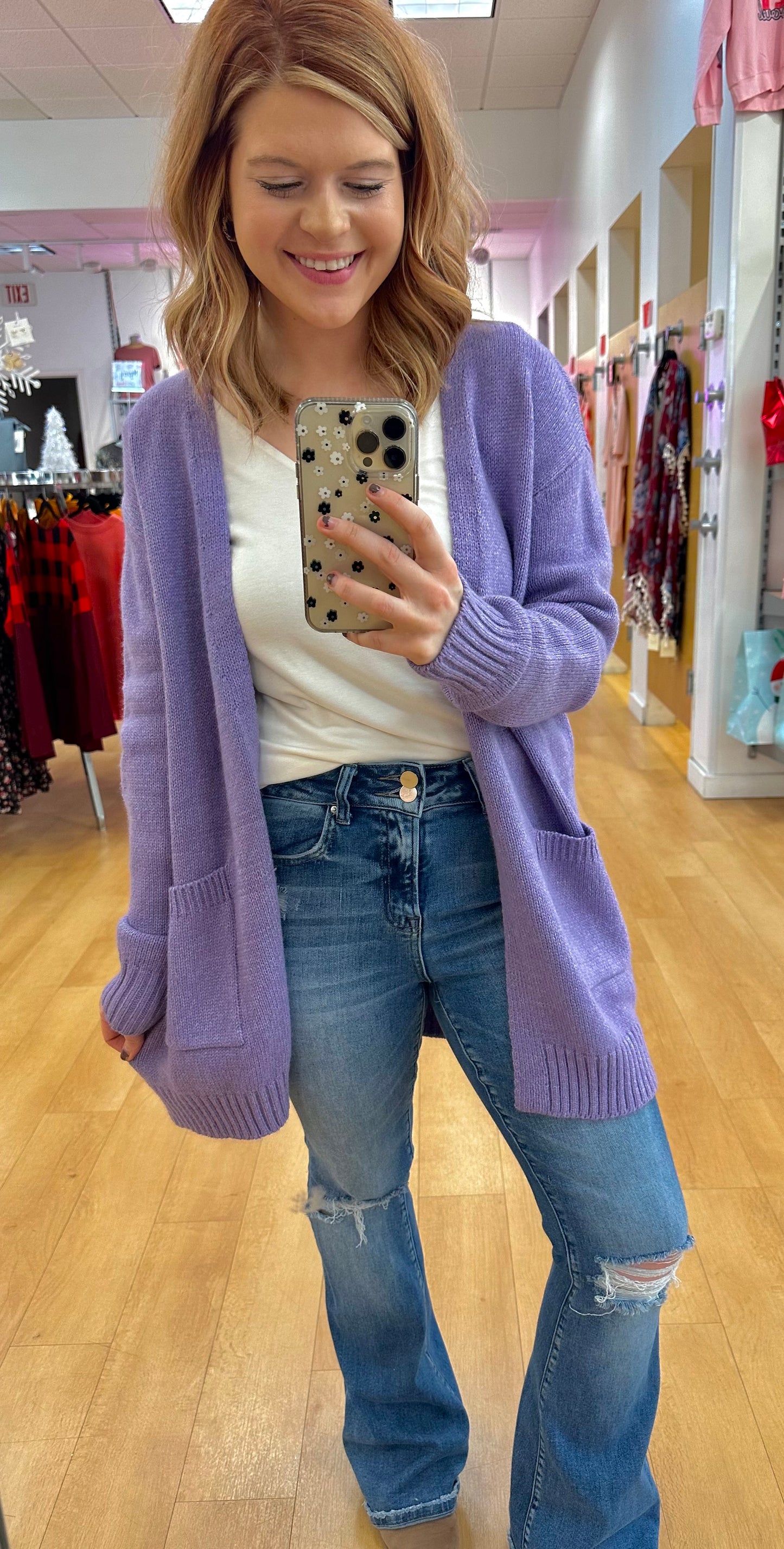 Open Front Cardigan