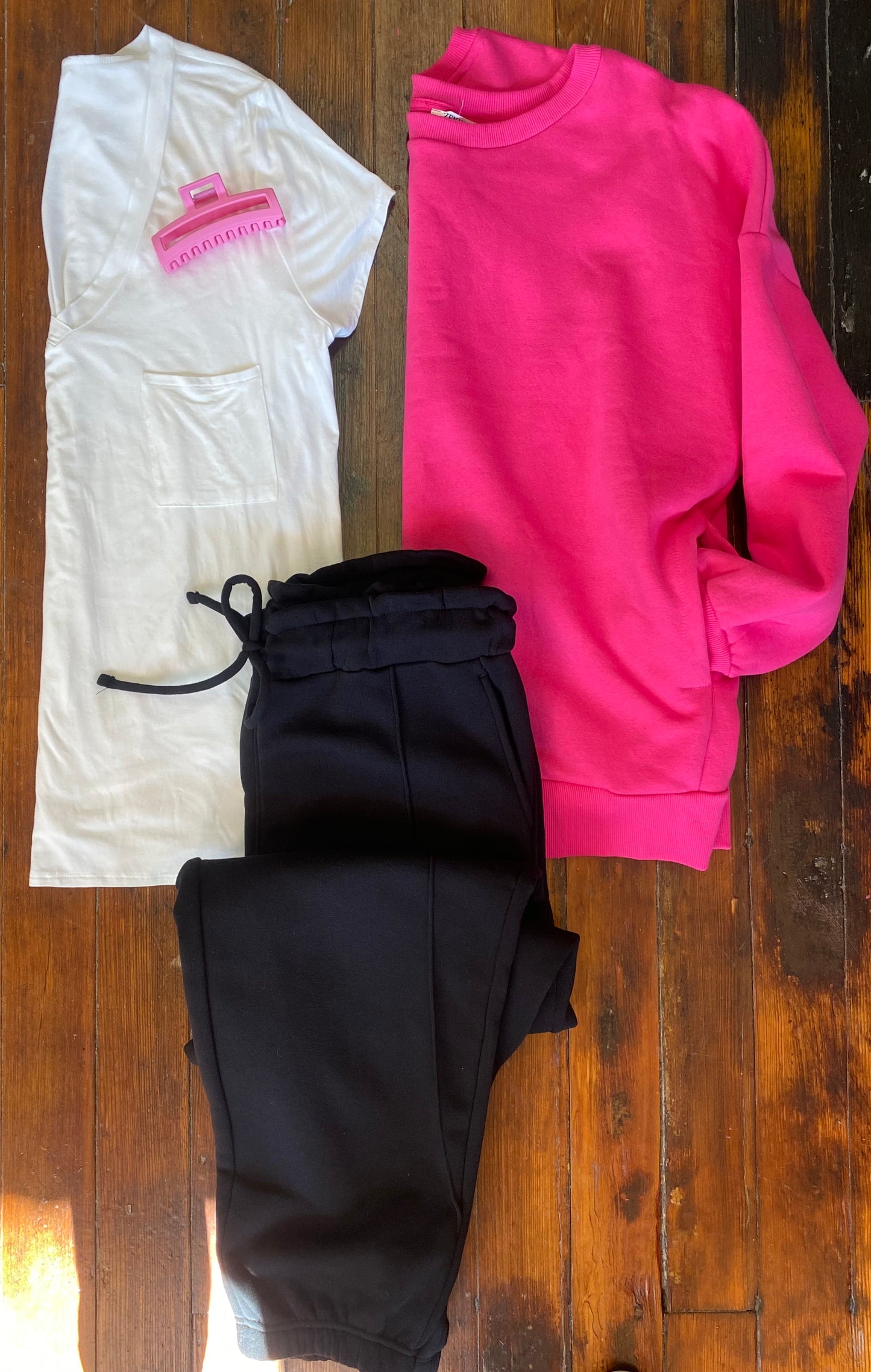 Paperbag Waist Jogger Sweatpants