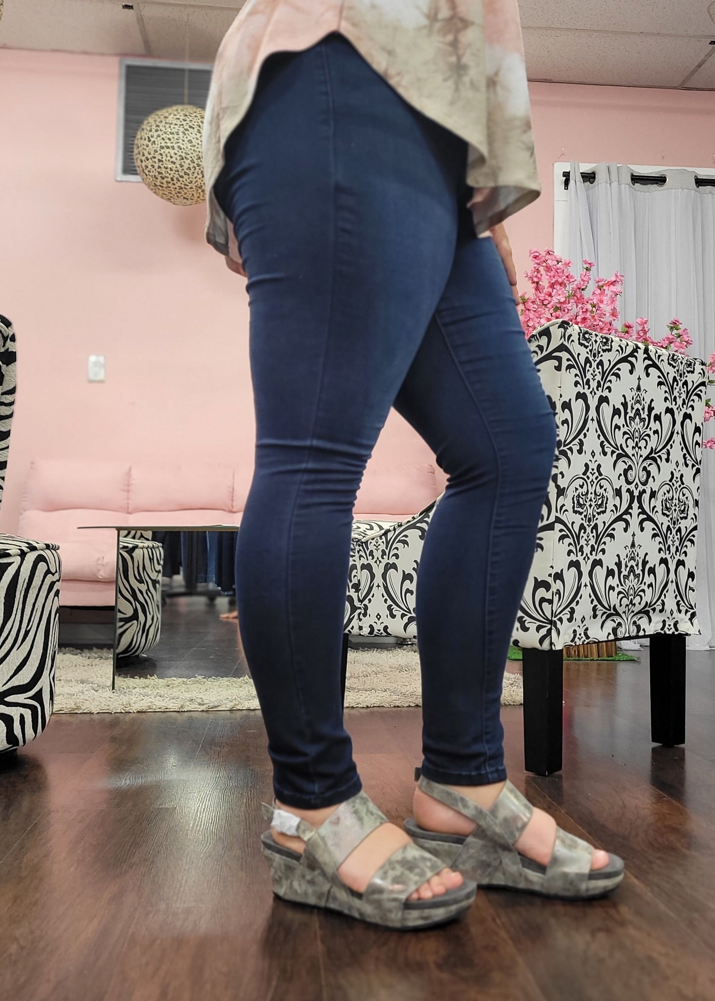 YMI Plus Size Hyper Denim Skinny Jeans
