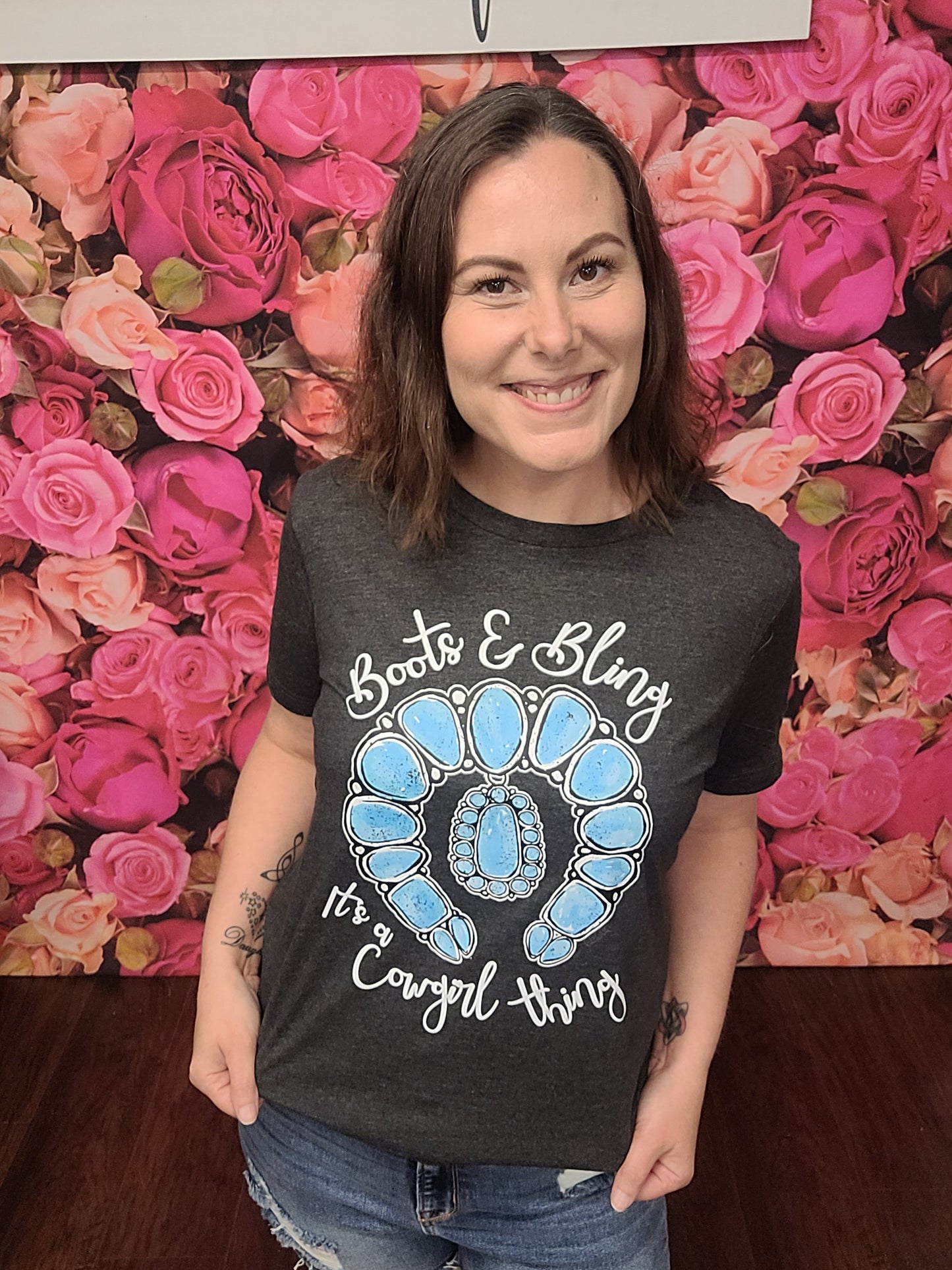 Boots And Bling Graphic Tee