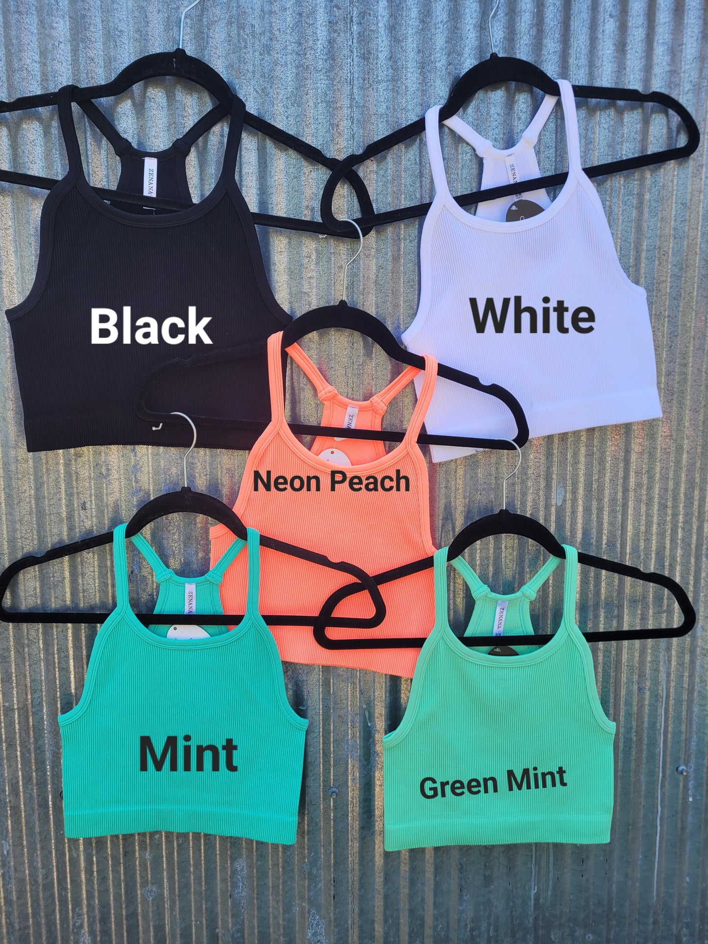 Zenana Ribbed Cami Top 6-24