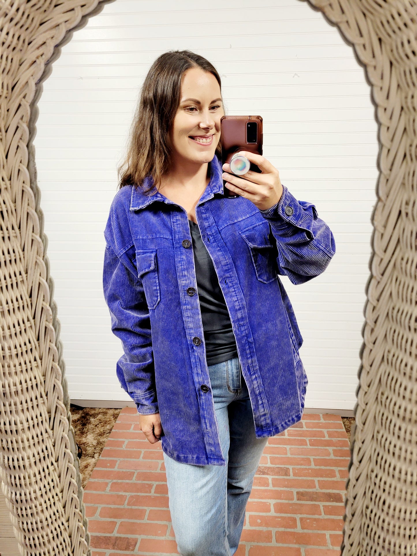 Vintage Oversized Corduroy Shacket