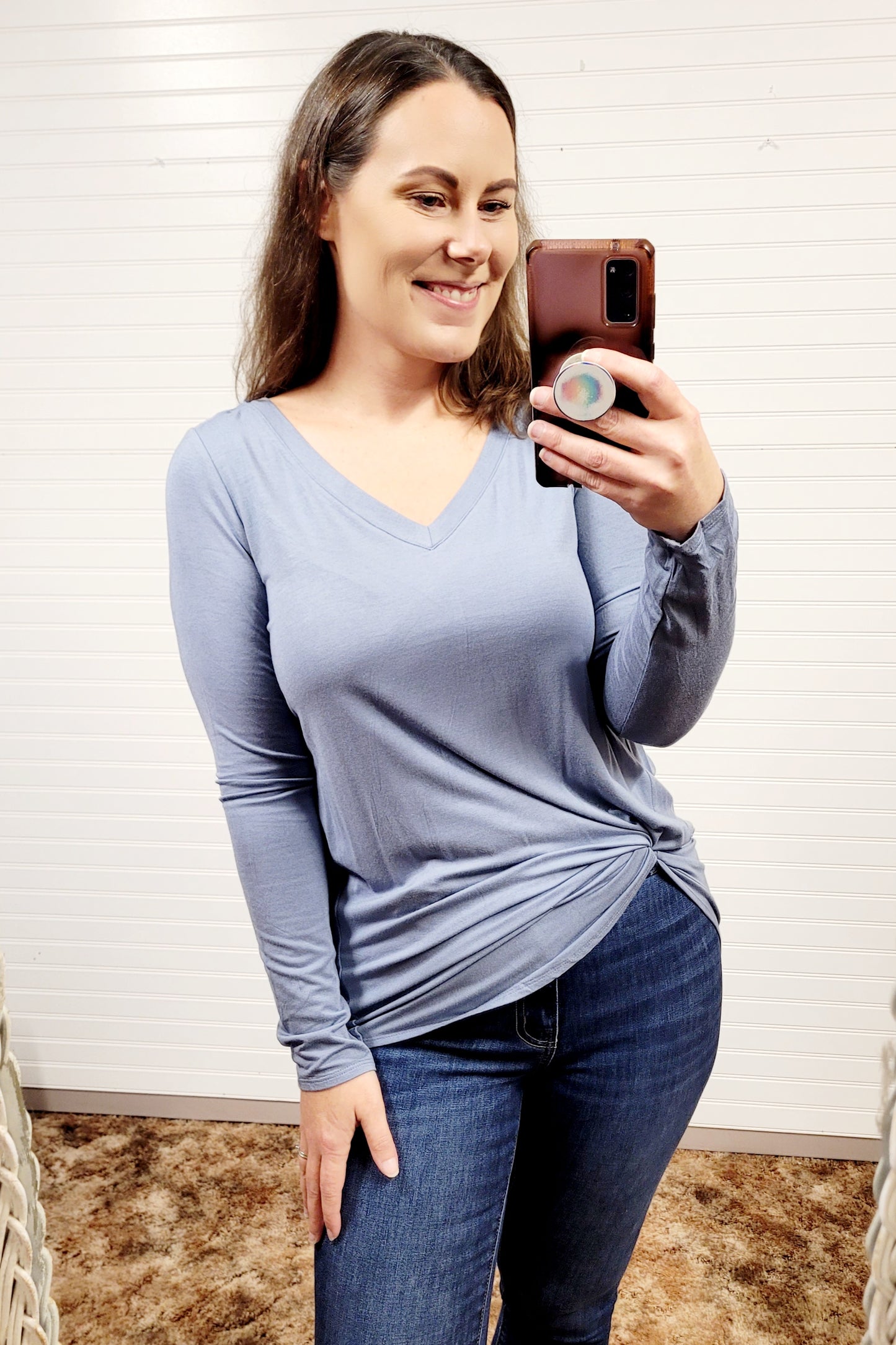 The Perfect V Neck Top