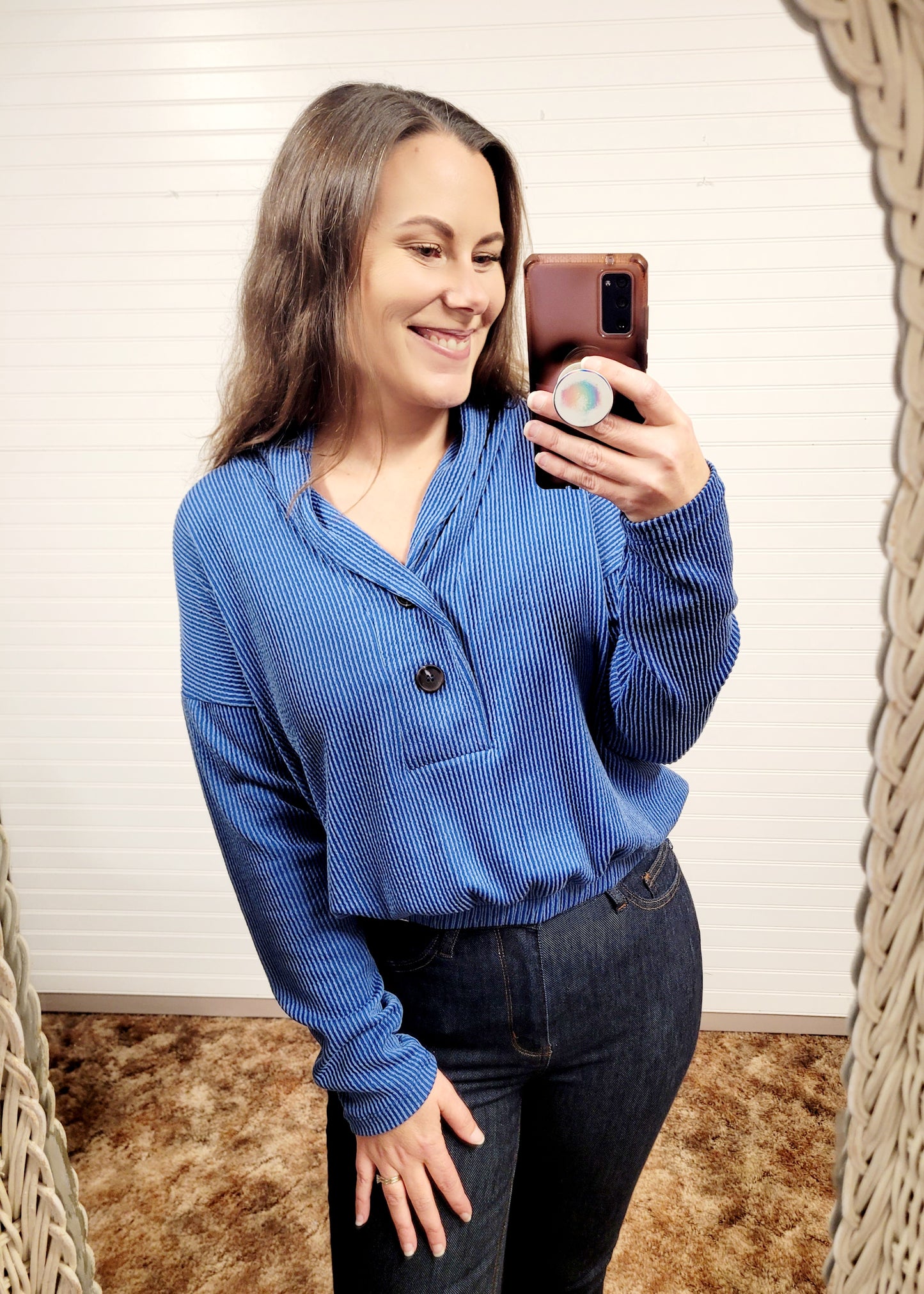 Zenana Ribbed Pullover