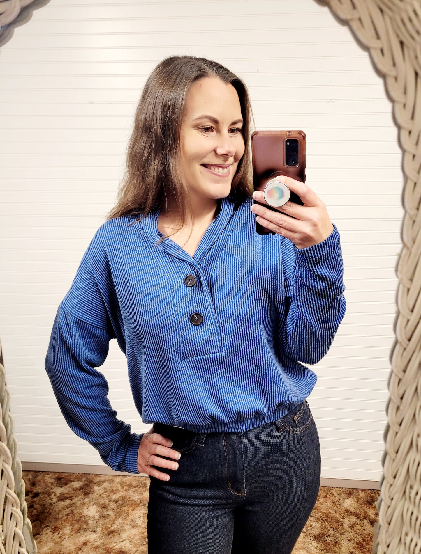 Zenana Ribbed Pullover