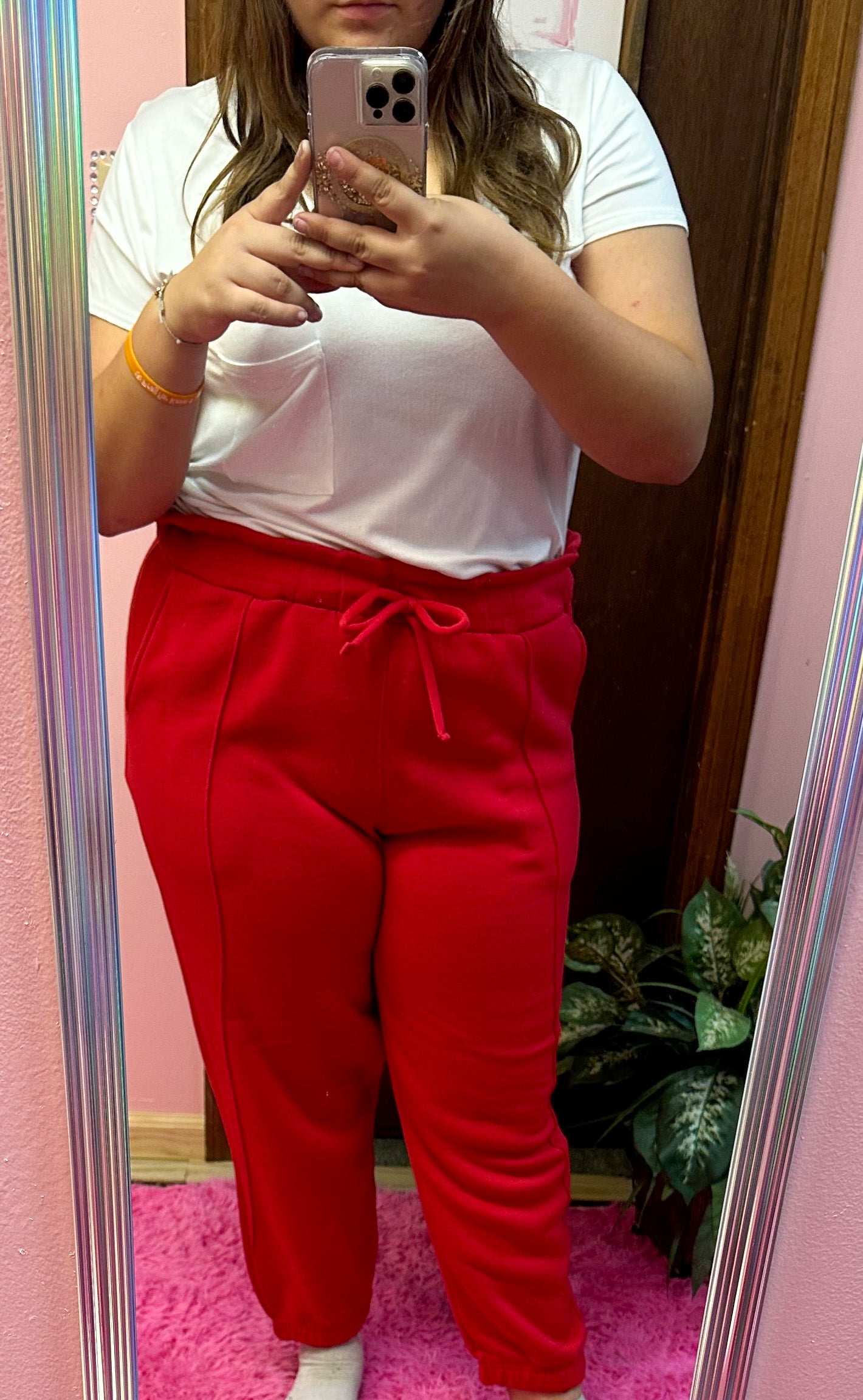 Paperbag Waist Jogger Sweatpants