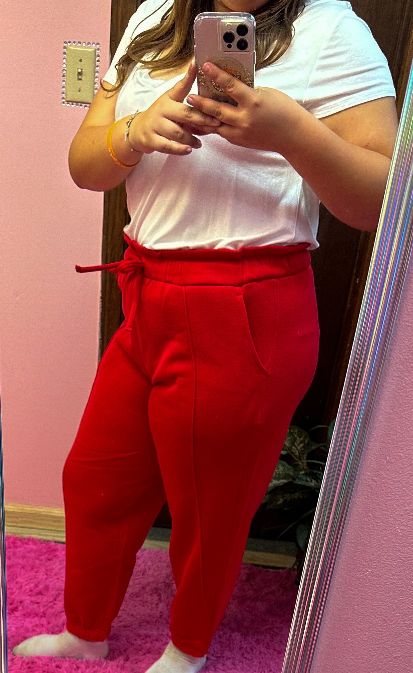 Paperbag Waist Jogger Sweatpants