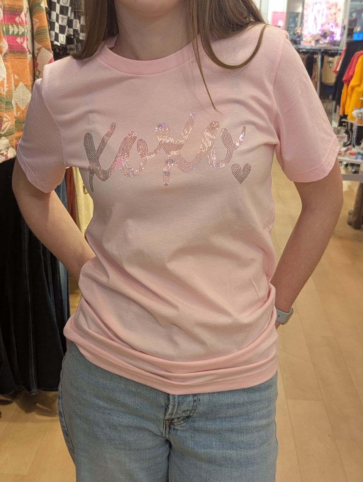 "XOXO" Sparkle Graphic T