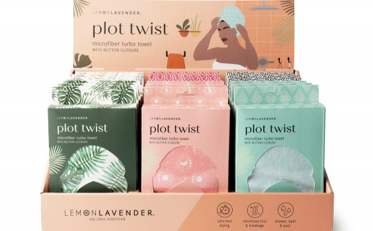 Lemon Lavender Plot Twist Turbo Towel Assortment