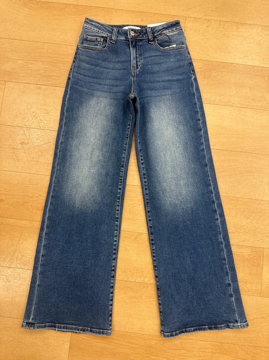 Zenana Wide Leg High Rise Jeans