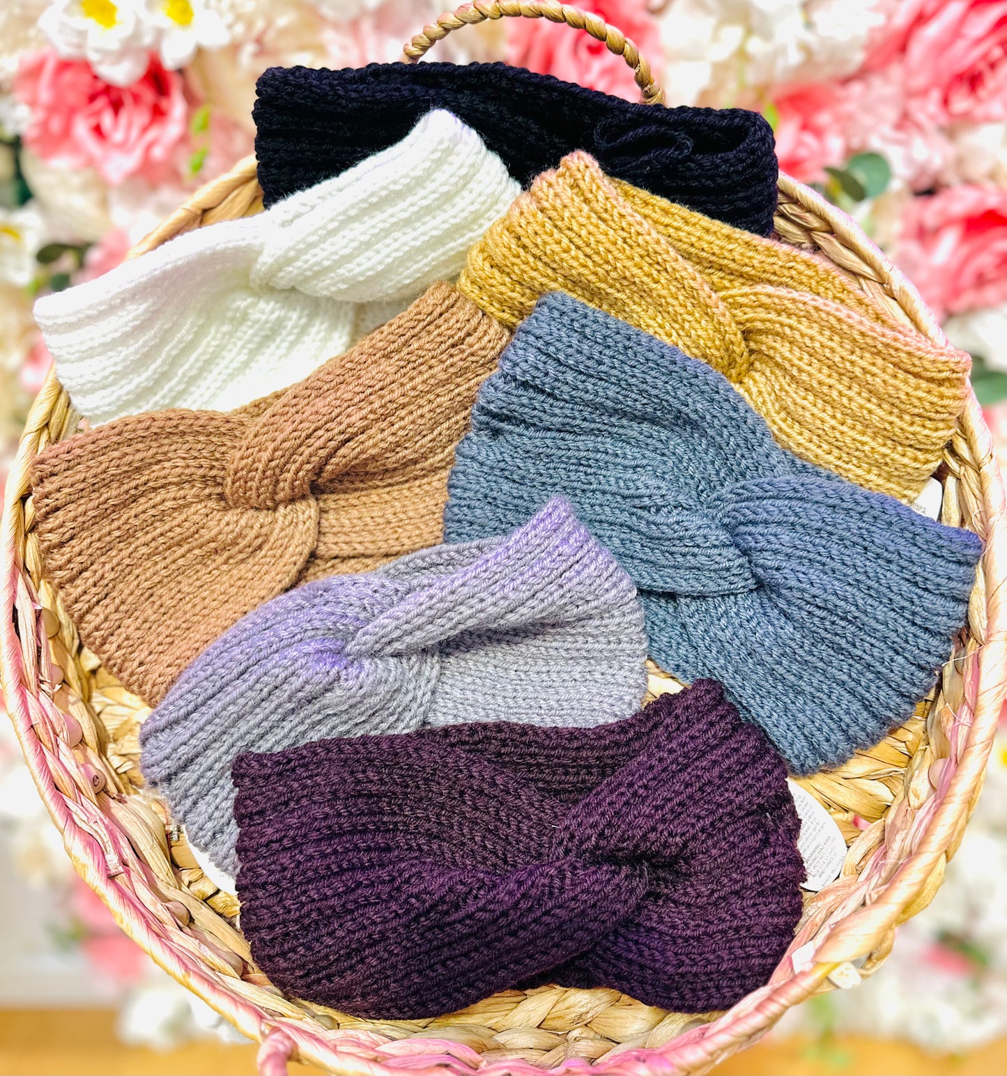 Twisted Solid Knit Headwrap