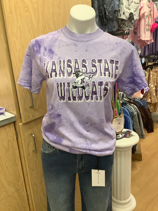 Vintage K-State Acid Wash Tee
