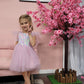KID'S MULTI-COLOR SEQUINS DRESS WITH TULLE BOTTOM