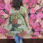 Allover Floral Print Kimono