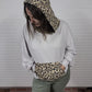 French Terry Leopard Hoodie