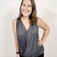 Zenana Rayon Span Crepe Halter Top