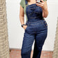 Baby Waffle Snap Button Cap Sleeve Top