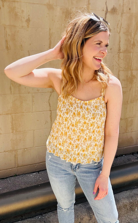 Floral Print Cami Top