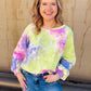 Tie Dye Puff Sleeve Top