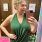 Zenana Rayon Span Crepe Halter Top