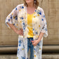 Floral Long Body Kimono