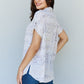 ODDI Full Size Floral Paisley Print Twist Tunic Top