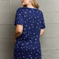 MOON NITE Quilted Quivers Button Down Sleepwear Dress