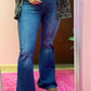 Judy Blue High Rise Pull On Flare Jeans
