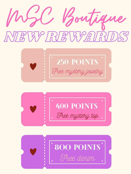 NEW in store Rewards!