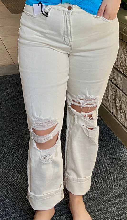 Super High Rise Straight Dad Jeans