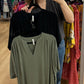 ZENANA V-Neck Blouse