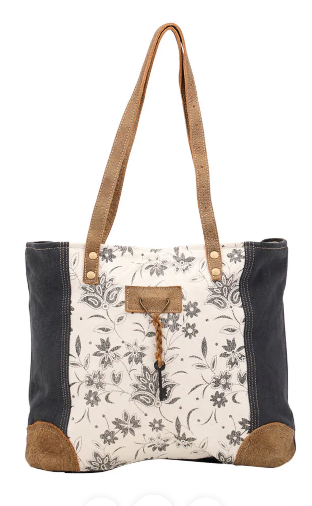 Abstract Key Tote Bag// Myra