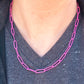 Fuchsia Chain Link Necklace