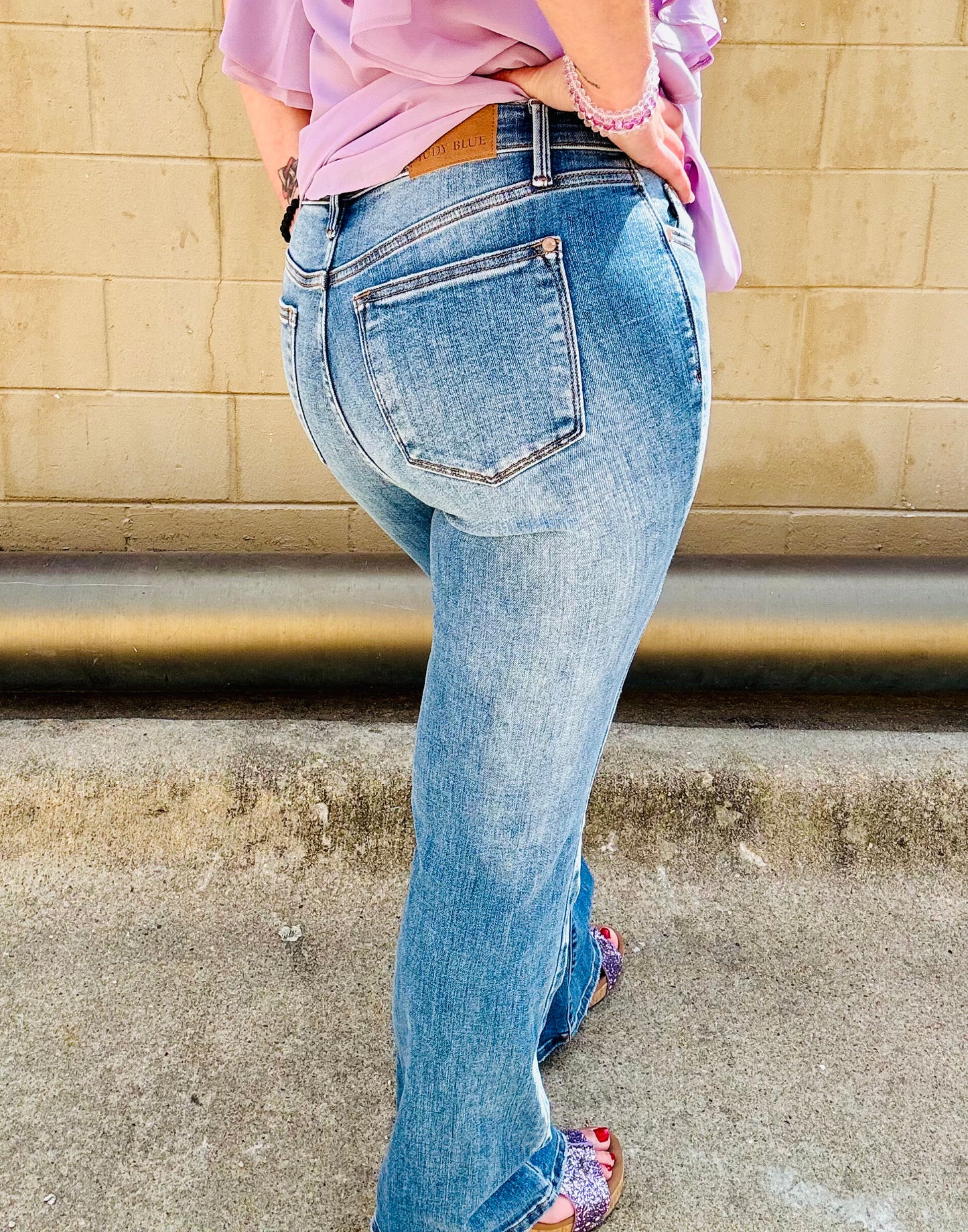 Judy Blue Midrise Vintage Bootcut Jeans