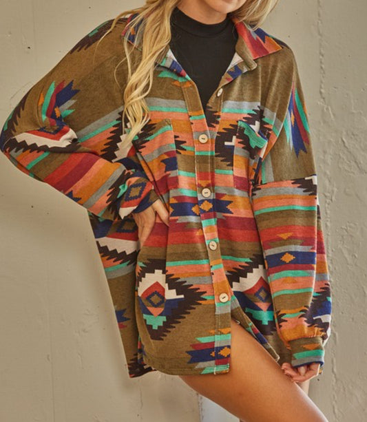 Perfect Fall Azi Shacket