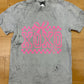"XOXO" Acid Wash T-Shirt -CG