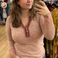 Reborn J detailed long sleeve top