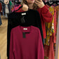 Plus size knitted sweater