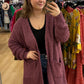 Popcorn cardigan with pockets