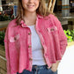Acid wash Zenana button up