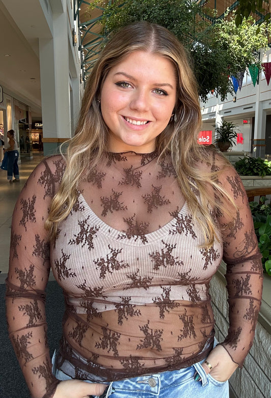 Sheer Bliss Lace Top