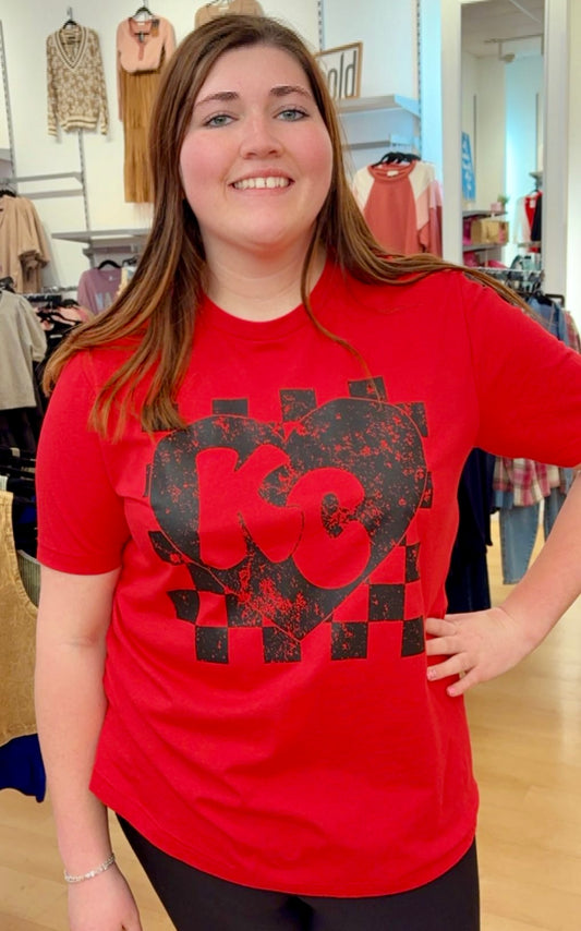 Checkered Vintage KC Tee