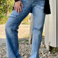 three button high rise jeans// Risen