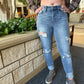 Judy Blue Distressed Tall Skinny Jeans