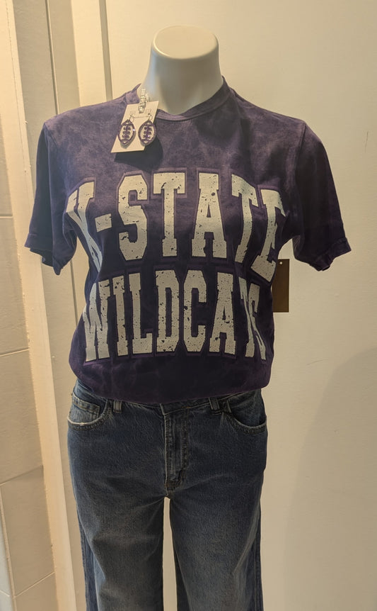 Wildcats Dark Colorblast  Tee
