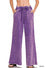 Acid Wash Fleece Palazzo Sweatpants w/ Pockets